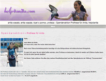 Tablet Screenshot of help4anita.com